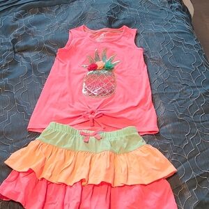 Cynthia Rowley Pink and Orange Kids Matching Set